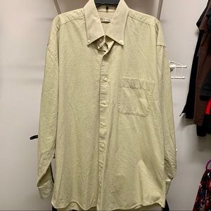 Peter Millar Sand Beige Button Down Shirt M